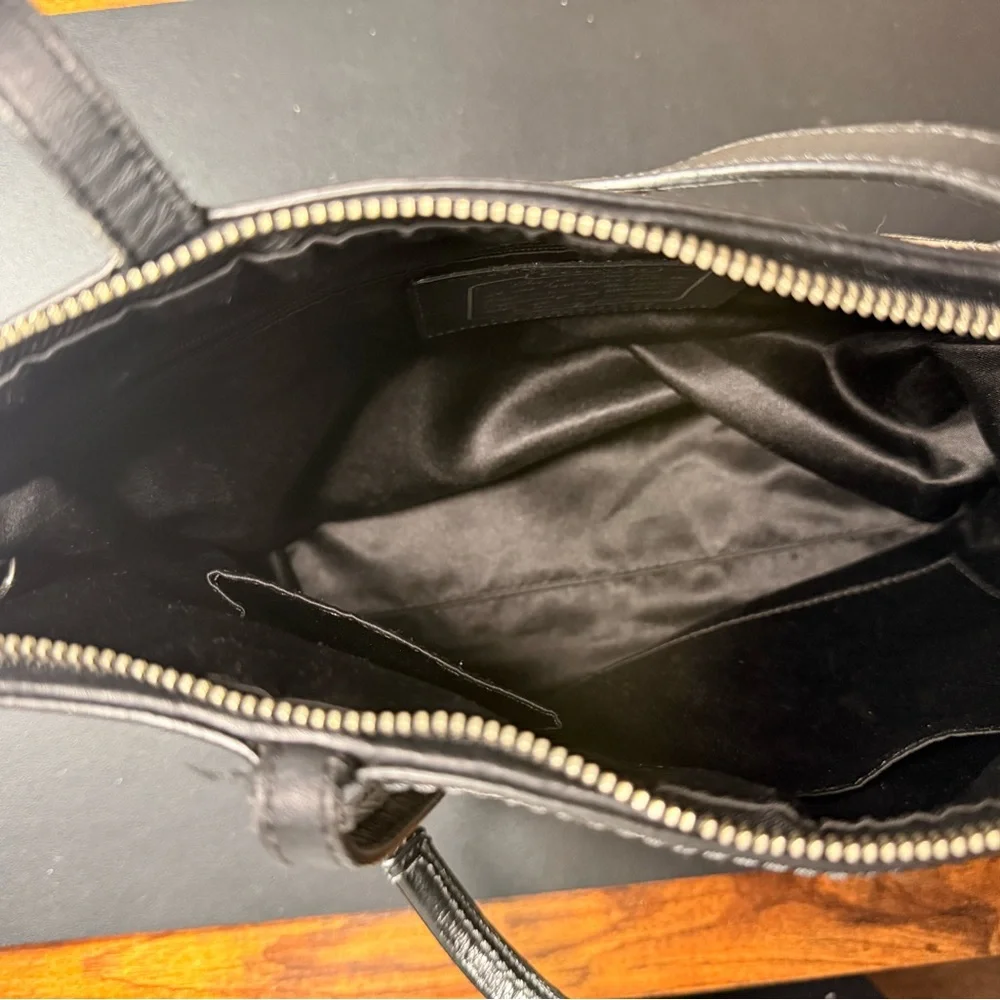 Coach Black and Gray Signature Tote - Picture 4 of 4